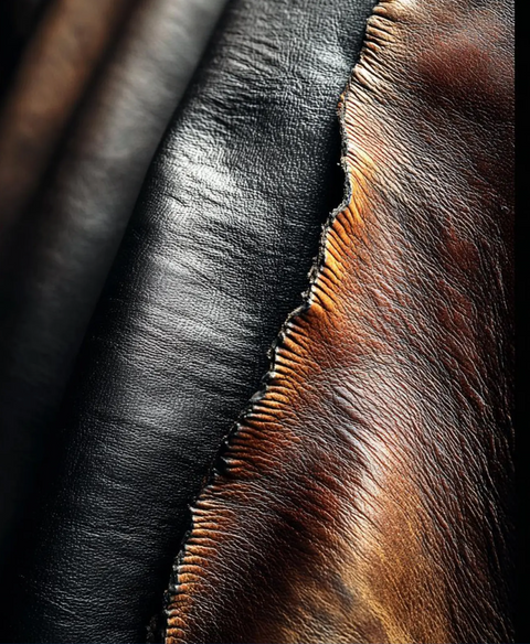 THREE ANIMALIC MODULES; ONE SUNDAY.LEATHERS: ANIMAL, VEGETAL & SYNTHETICS